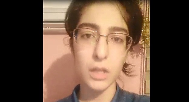 Screenshot form video appeal by Sevgiya Ismailova Screenshot form video appeal by Sevgiya Ismailova