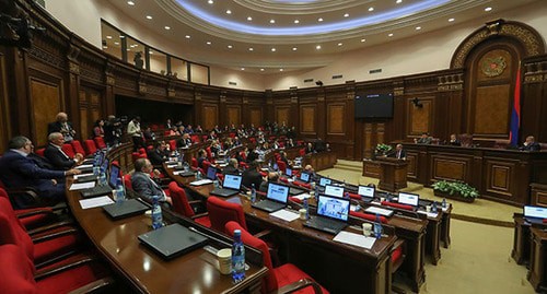 A session of the Armenian parliament. Photo: REUTERS/Hayk Baghdasaryan/Photolure A session of the Armenian parliament. Photo: REUTERS/Hayk Baghdasaryan/Photolure