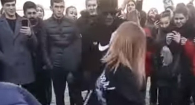 The dancing performed at the celebration of the Student’s Day in Vladikavkaz that caused a great resonance in North Ossetia. Screenshot from video posted by Region Online, http://www.youtube.com/watch?v=T104cBjFTc4&feature=emb_logo The dancing performed at the celebration of the Student’s Day in Vladikavkaz that caused a great resonance in North Ossetia. Screenshot from video posted by Region Online, http://www.youtube.com/watch?v=T104cBjFTc4&feature=emb_logo