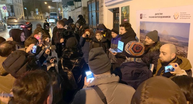 Action in support of Abdulmumin Gadjiev. Photo by Oleg Krasnov for the Caucasian Knot Action in support of Abdulmumin Gadjiev. Photo by Oleg Krasnov for the Caucasian Knot