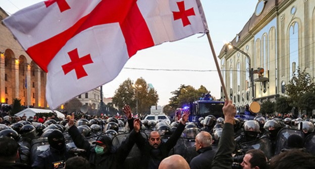 Protest rally in Tbilisi, November 2019. Photo: REUTERS/Irakli Gedenidze Protest rally in Tbilisi, November 2019. Photo: REUTERS/Irakli Gedenidze