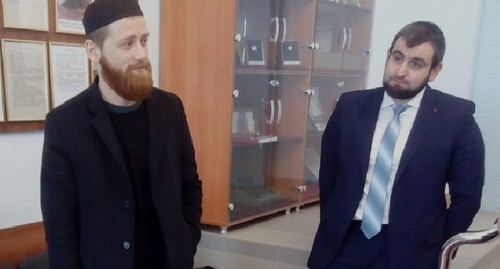 Ibragim Dugiev (on the left) and Visit Tsoroev. Photo by Vyacheslav Yaschenko for the "Caucasian Knot" Ibragim Dugiev (on the left) and Visit Tsoroev. Photo by Vyacheslav Yaschenko for the "Caucasian Knot"