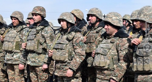 A soldier of the Nagorno-Karabakh Defence Army. Photo: http://www.mil.am/hy/news/7677 A soldier of the Nagorno-Karabakh Defence Army. Photo: http://www.mil.am/hy/news/7677