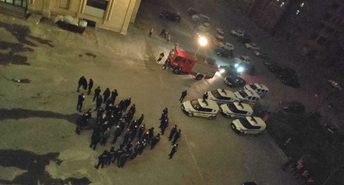 Residents of Azerbaijan, who had been earlier placed under quarantine, have demanded to let them go home. Photo courtesy of the journalist Vyusalya Alibeili Residents of Azerbaijan, who had been earlier placed under quarantine, have demanded to let them go home. Photo courtesy of the journalist Vyusalya Alibeili