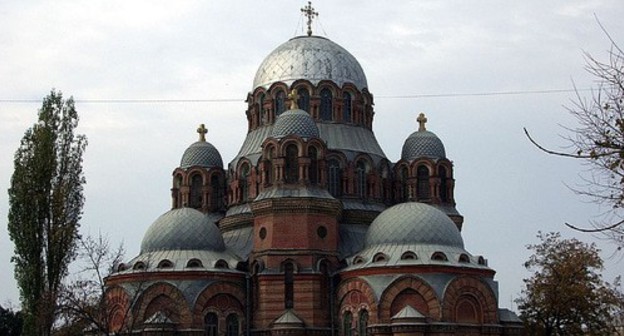 Znamensky Church in Khasavyurt. Photo: https://ru.wikipedia.org/ Znamensky Church in Khasavyurt. Photo: https://ru.wikipedia.org/