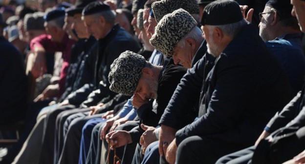 Participants of the rally in Magas. Photo: REUTERS/Maxim Shemetov Participants of the rally in Magas. Photo: REUTERS/Maxim Shemetov