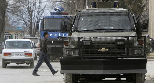 Police vehicles, Azerbaijan. Photo: REUTERS/David Mdzinarishvili Police vehicles, Azerbaijan. Photo: REUTERS/David Mdzinarishvili
