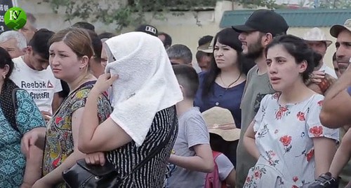 Residents of the camp near Kullar. Screenshot of the video by the "Caucasian Knot" https://www.youtube.com/watch?time_continue=110&v=11hN-YEmPIg&feature=emb_logo Residents of the camp near Kullar. Screenshot of the video by the "Caucasian Knot" https://www.youtube.com/watch?time_continue=110&v=11hN-YEmPIg&feature=emb_logo