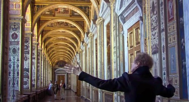 A still from "Russian Ark", the film by A. Sokurov (2002). Screenshot of the trailer https://www.kinopoisk.ru/film/40732/video/9241/ A still from "Russian Ark", the film by A. Sokurov (2002). Screenshot of the trailer https://www.kinopoisk.ru/film/40732/video/9241/