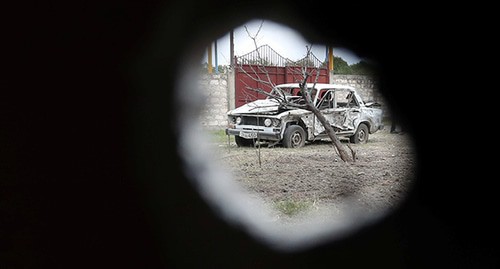 A car destroyed as a result of shelling attacks in the Karabakh conflict zone. Photo: Vahram Baghdasaryan/Photolure via REUTERS A car destroyed as a result of shelling attacks in the Karabakh conflict zone. Photo: Vahram Baghdasaryan/Photolure via REUTERS