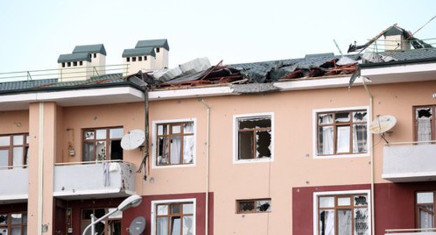 Consequences of shelling of the city of Terter. Photo by Aziz Karimov for the "Caucasian Knot" Consequences of shelling of the city of Terter. Photo by Aziz Karimov for the "Caucasian Knot"