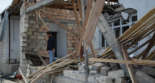 A house in the Terter District damaged as a result of shelling. Photo by Aziz Karimov for the Caucasian Knot A house in the Terter District damaged as a result of shelling. Photo by Aziz Karimov for the Caucasian Knot
