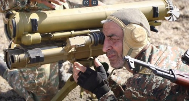 Serviceman of the Armenian Army. Screenshot: https://www.youtube.com/watch?time_continue=20&v=D7G7cMWykvU&feature=emb_logo Serviceman of the Armenian Army. Screenshot: https://www.youtube.com/watch?time_continue=20&v=D7G7cMWykvU&feature=emb_logo