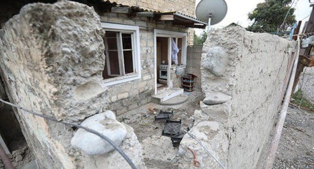 Destroyed residential house in Azerbaijan, October 3, 2020. Photo by Aziz Karimov for the Caucasian Knot Destroyed residential house in Azerbaijan, October 3, 2020. Photo by Aziz Karimov for the Caucasian Knot