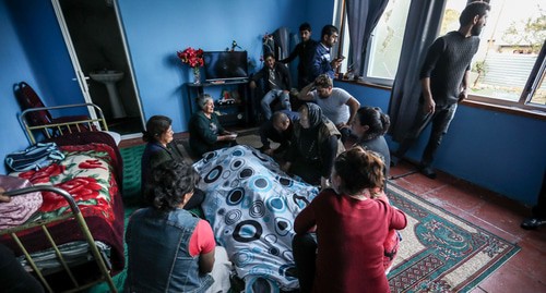 Burial in the village of Garayusifli after artillery shelling of October 27, 2020. Photo by Aziz Karimov for the Caucasian Knot Burial in the village of Garayusifli after artillery shelling of October 27, 2020. Photo by Aziz Karimov for the Caucasian Knot