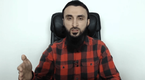 Tumso Abdurakhmanov. Screenshot of the video posted at the ABU-SADDAM SHISHANI YouTube channel Tumso Abdurakhmanov. Screenshot of the video posted at the ABU-SADDAM SHISHANI YouTube channel