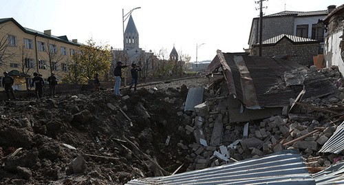Shushi destroyed by shelling, October 28, 2020. Photo: Hayk Baghdasaryan/Photolure via REUTERS Shushi destroyed by shelling, October 28, 2020. Photo: Hayk Baghdasaryan/Photolure via REUTERS