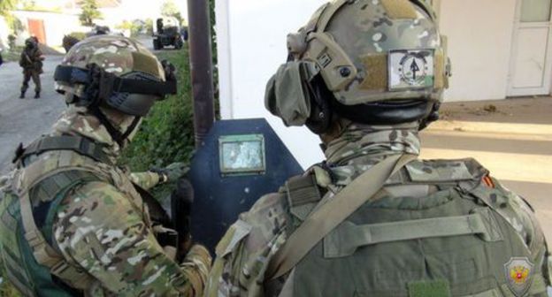 A special operation in Chegem. Photo by the press service of the National Antiterrorist Committee (NAC) http://nac.gov.ru/kontrterroristicheskie-operacii/v-hode-kto-v-chegeme-neytralizovany-dvoe.html A special operation in Chegem. Photo by the press service of the National Antiterrorist Committee (NAC) http://nac.gov.ru/kontrterroristicheskie-operacii/v-hode-kto-v-chegeme-neytralizovany-dvoe.html