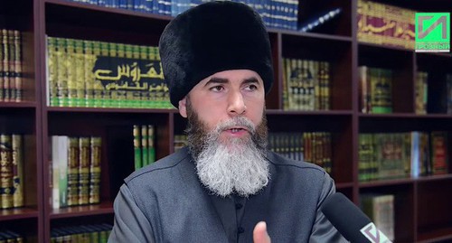 Salakh Mezhiev, the Mufti of Chechnya. Screenshot of the video by IA Grozny - Inform https://www.youtube.com/watch?v=yNxsyA6X_Js Salakh Mezhiev, the Mufti of Chechnya. Screenshot of the video by IA Grozny - Inform https://www.youtube.com/watch?v=yNxsyA6X_Js