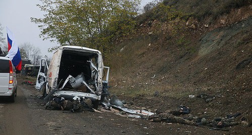 Bodies of killed soldiers, November 2020. Photo: REUTERS/Stringer Bodies of killed soldiers, November 2020. Photo: REUTERS/Stringer