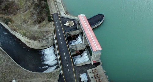 A hydro power plants (HPP) in Sugovushan. Screenshot of the video by Azerenerji ASC https://www.youtube.com/watch?v=T3Jyy2oBoFY&feature=emb_logo A hydro power plants (HPP) in Sugovushan. Screenshot of the video by Azerenerji ASC https://www.youtube.com/watch?v=T3Jyy2oBoFY&feature=emb_logo
