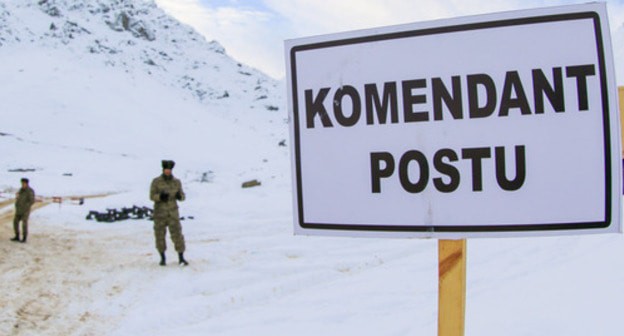 The Azerbaijani army outpost in Nagorno-Karabakh. Photo by Aziz Karimov for the "Caucasian Knot" The Azerbaijani army outpost in Nagorno-Karabakh. Photo by Aziz Karimov for the "Caucasian Knot"