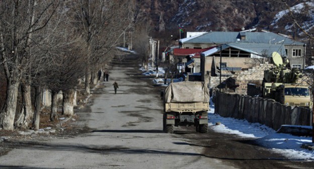 The main street of the Kelbadjar town. Photo by Aziz Karimov for the "Caucasian Knot" The main street of the Kelbadjar town. Photo by Aziz Karimov for the "Caucasian Knot"