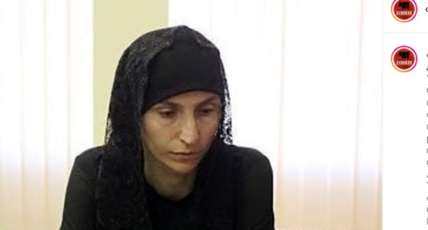 Oksana Sotieva, Inal Djabiev's widow. Screenshot of the post on Instagram "ЧП Цхинвал" https://www.instagram.com/p/CKA4OMVLrsm/ Oksana Sotieva, Inal Djabiev's widow. Screenshot of the post on Instagram "ЧП Цхинвал" https://www.instagram.com/p/CKA4OMVLrsm/