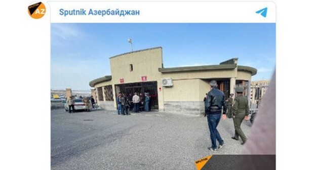 The building of the Armenian Ministry of Defence in Yerevan. Screenshot https://t.me/AzeSputnik/9629 The building of the Armenian Ministry of Defence in Yerevan. Screenshot https://t.me/AzeSputnik/9629