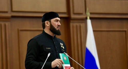 Magomed Daudov. Screenshot: http://grozny.tv/news/society/40400 Magomed Daudov. Screenshot: http://grozny.tv/news/society/40400
