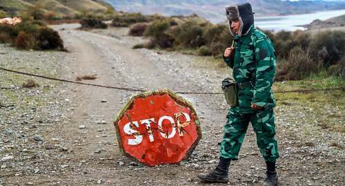 Azerbaijani border guard, December 2020. Photo by Aziz Karimov for the Caucasian Knot Azerbaijani border guard, December 2020. Photo by Aziz Karimov for the Caucasian Knot
