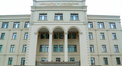 The building of the Azerbaijani Ministry of Defence. Photo by the press service of Azerbaijan The building of the Azerbaijani Ministry of Defence. Photo by the press service of Azerbaijan