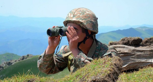 An Armenian soldier. Photo by the press service of the Ministry of Defence (MoD) of Armenia An Armenian soldier. Photo by the press service of the Ministry of Defence (MoD) of Armenia