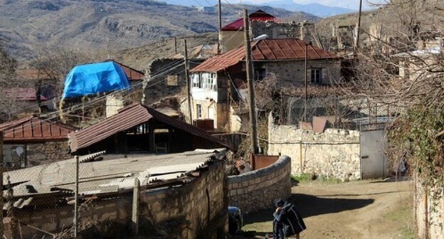 The village of Mkhitarashen in Nagorno-Karabakh. March 2021. Photo by Alvard Grigoryan for the "Caucasian Knot" The village of Mkhitarashen in Nagorno-Karabakh. March 2021. Photo by Alvard Grigoryan for the "Caucasian Knot"