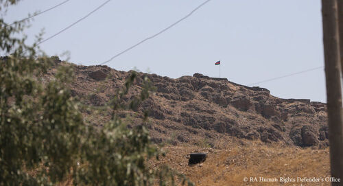 Azerbaijani military post near the Yeraskh village. Photo: Hayk Manukyan / Human Rights Defender of Armenia Azerbaijani military post near the Yeraskh village. Photo: Hayk Manukyan / Human Rights Defender of Armenia
