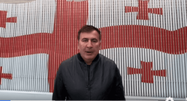 Screenshot of the video published on Mikhail Saakashvili's Facebook, 27.09.21, https://fb.watch/8jaaOTeSGP/ Screenshot of the video published on Mikhail Saakashvili's Facebook, 27.09.21, https://fb.watch/8jaaOTeSGP/