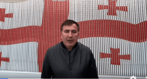 Screenshot of the video published on Mikhail Saakashvili's Facebook, 27.09.21, https://fb.watch/8jaaOTeSGP/ Screenshot of the video published on Mikhail Saakashvili's Facebook, 27.09.21, https://fb.watch/8jaaOTeSGP/