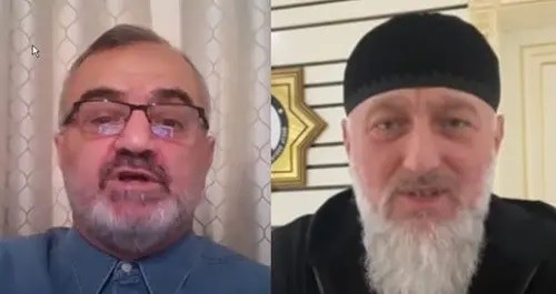 Ibragim Lyanov (left) and Adam Delimkhanov. Collage made by the Caucasian Knot. Screenshots: https://www.youtube.com/watch?v=9kfkBJ_D3a0 https://www.youtube.com/watch?v=rbnYk0E72lY Ibragim Lyanov (left) and Adam Delimkhanov. Collage made by the Caucasian Knot. Screenshots: https://www.youtube.com/watch?v=9kfkBJ_D3a0 https://www.youtube.com/watch?v=rbnYk0E72lY