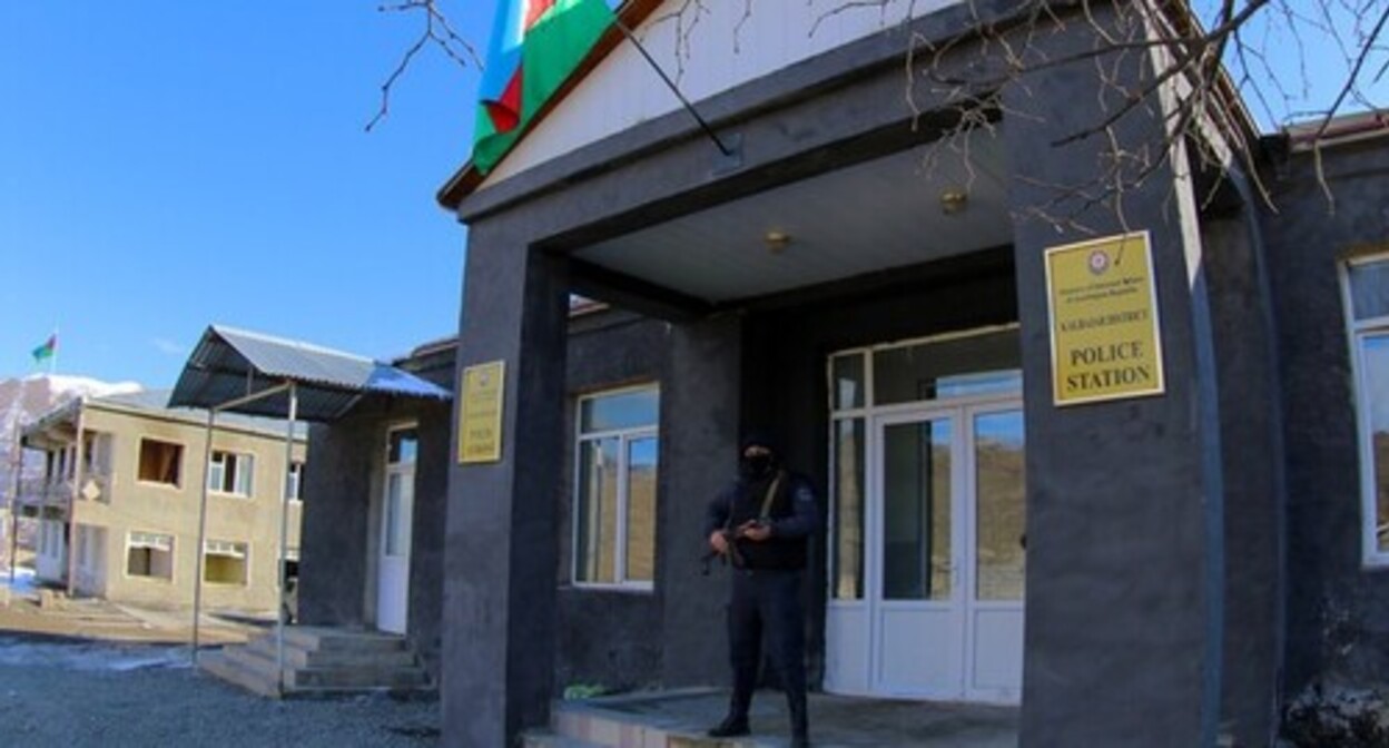 The Azerbaijani Police Department in Nagorno-Karabakh. Photo by Aziz Karimov for the "Caucasian Knot" The Azerbaijani Police Department in Nagorno-Karabakh. Photo by Aziz Karimov for the "Caucasian Knot"