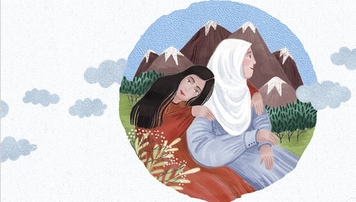 The cover illustration from the book entitled "Thirteen Amazing Women of Northern Caucasus." Screenshot by the "Caucasian Knot" The cover illustration from the book entitled "Thirteen Amazing Women of Northern Caucasus." Screenshot by the "Caucasian Knot"