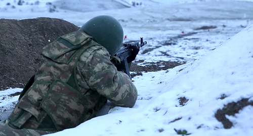An Azerbaijani soldier. Photo by the Ministry of Defence of Azerbaijan An Azerbaijani soldier. Photo by the Ministry of Defence of Azerbaijan