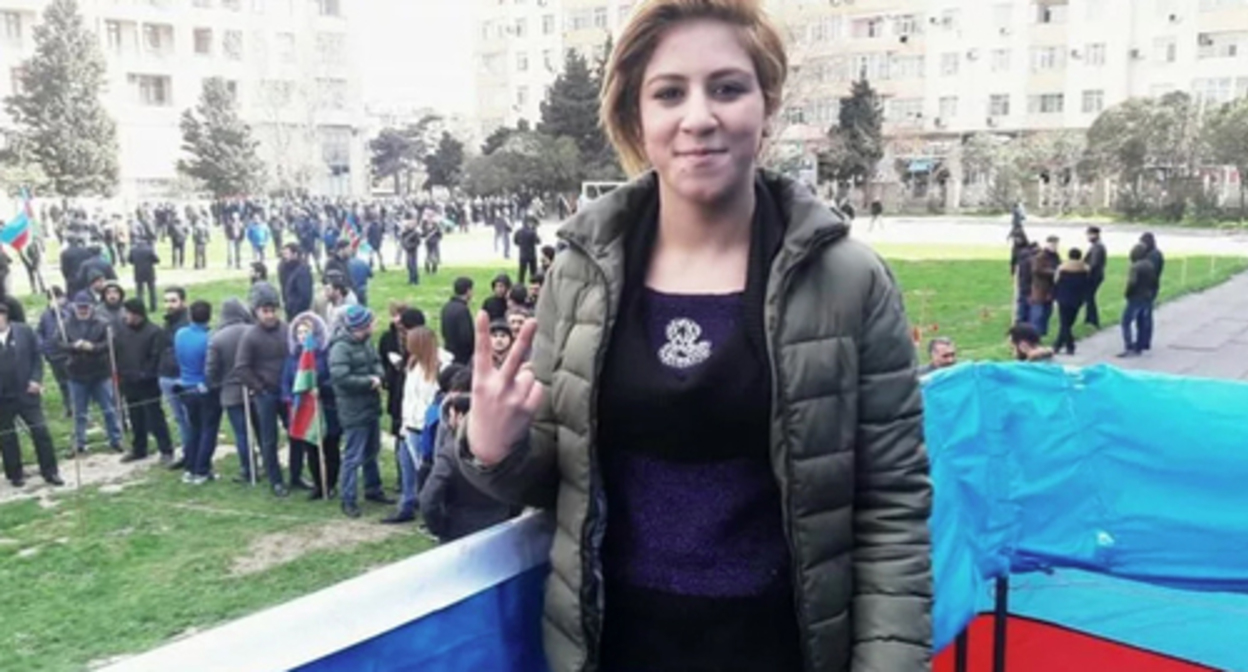 Fatima Movlanly. Photo: https://www.meydan.tv/az/article/missing-opposition-activist-returns-home-update/?ref=article-related-artciles Fatima Movlanly. Photo: https://www.meydan.tv/az/article/missing-opposition-activist-returns-home-update/?ref=article-related-artciles