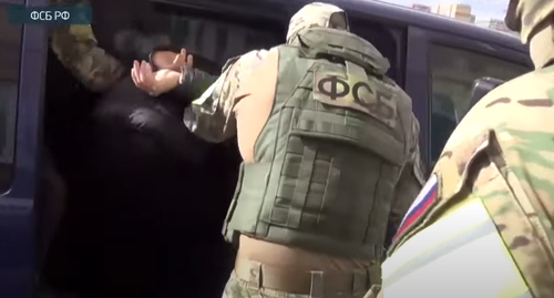 The detention of the man who planned a terror act. Screenshot of the video https://www.youtube.com/watch?v=JhuKTHFPrxA The detention of the man who planned a terror act. Screenshot of the video https://www.youtube.com/watch?v=JhuKTHFPrxA
