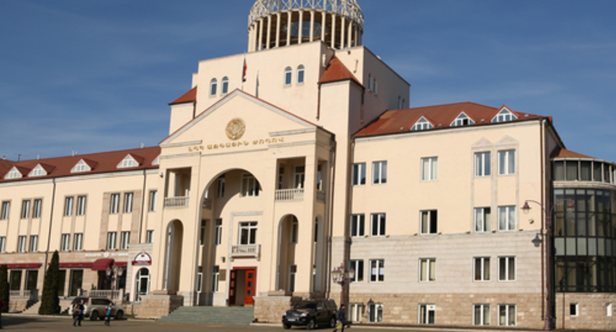 The building of the National Assembly of the Republic of Artsakh. Photo by the press service of the National Assembly of the Republic of Artsakh http://www.nankr.am/ru/4383 The building of the National Assembly of the Republic of Artsakh. Photo by the press service of the National Assembly of the Republic of Artsakh http://www.nankr.am/ru/4383
