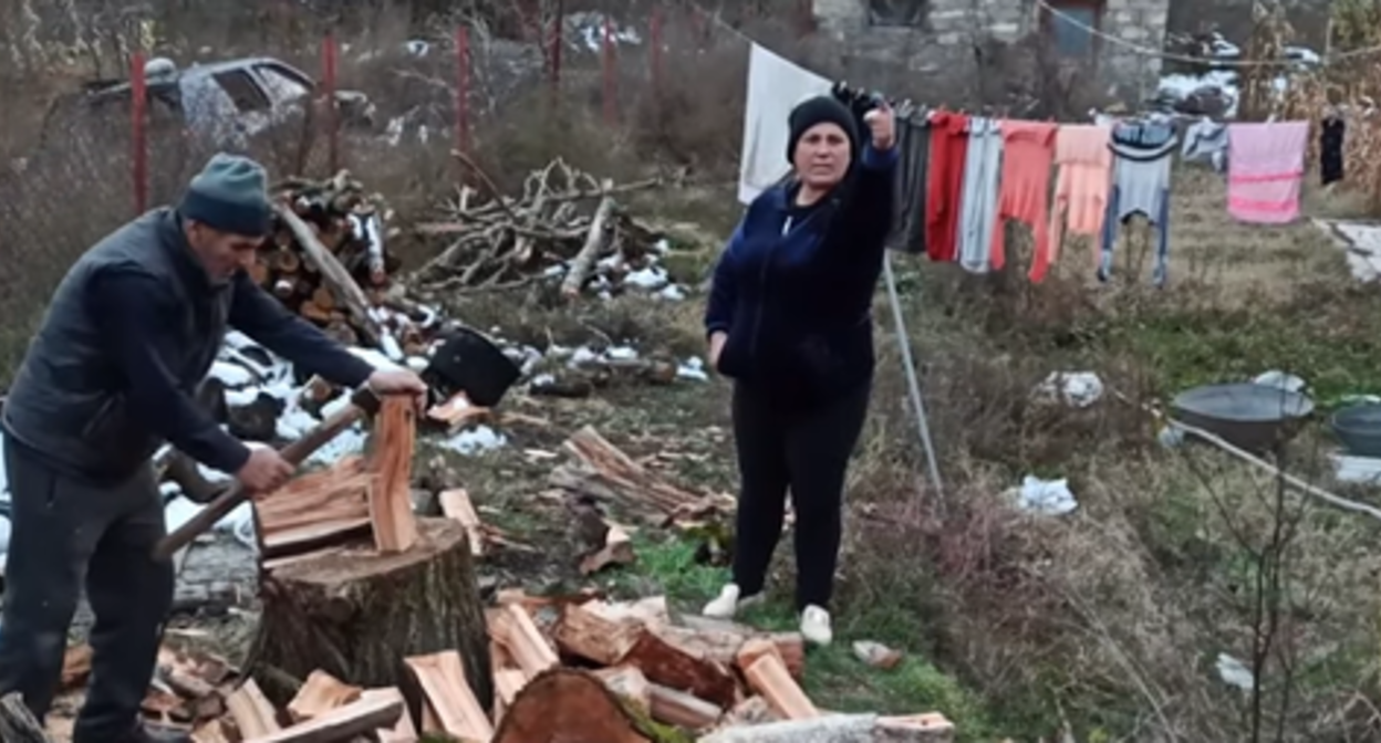 The residents of Nagorno-Karabakh struggle without gas. December 2020. Screenshot of the video by the "Caucasian Knot" https://www.youtube.com/watch?v=WbFAlhtlSMo&feature=emb_logo The residents of Nagorno-Karabakh struggle without gas. December 2020. Screenshot of the video by the "Caucasian Knot" https://www.youtube.com/watch?v=WbFAlhtlSMo&feature=emb_logo