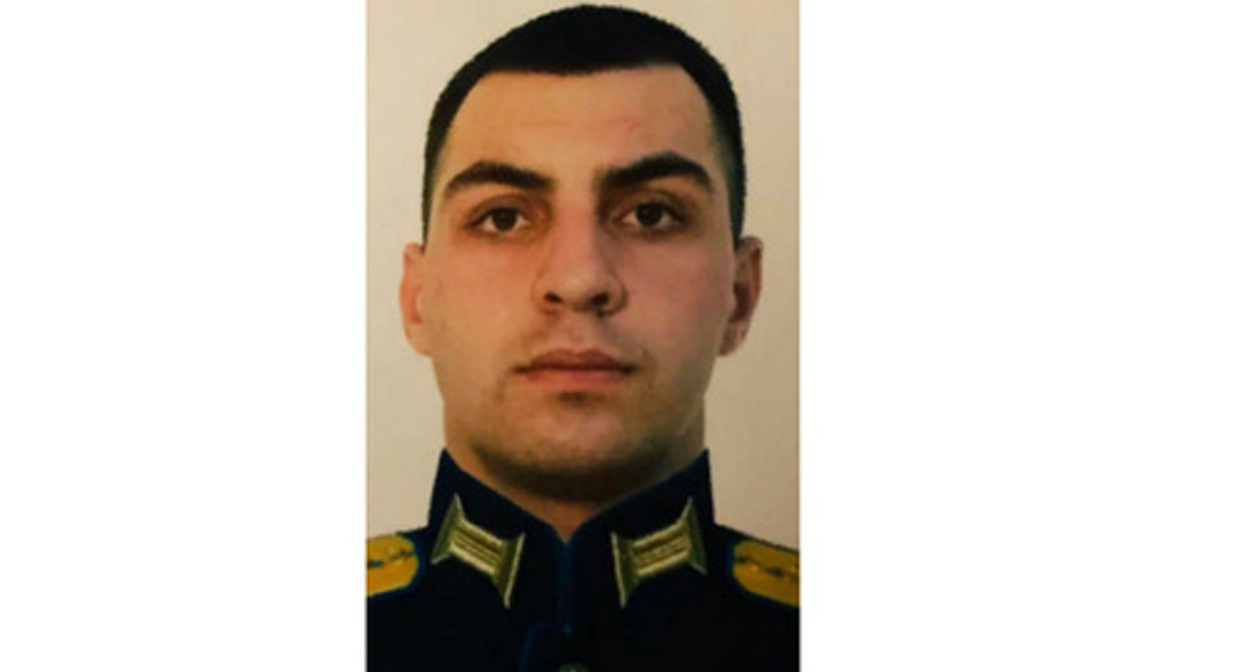 Lieutenant Allaudin Babaev. Screenshot: https://suleiman-stalskiy.ru/novosti/v-suleyman-stalskom-rayone-prostilis-s-pogibshim-v-khode-spetsoperatsii-na-ukraine-voennosluzhashchi/ Lieutenant Allaudin Babaev. Screenshot: https://suleiman-stalskiy.ru/novosti/v-suleyman-stalskom-rayone-prostilis-s-pogibshim-v-khode-spetsoperatsii-na-ukraine-voennosluzhashchi/