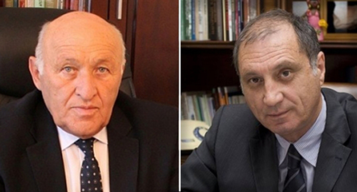 Valery Kvarchia, Sergey Shamba. Photo: https://www.aiaaira.com/technology/item/3682-valerij-kvarchiya-ob-obsuzhdenii-izmenenij-v-zakon-o-vyborakh-prezidenta, https://kafkassam.com/сергей-шамба-мы-вполне-терпеливы-чтоб.html Valery Kvarchia, Sergey Shamba. Photo: https://www.aiaaira.com/technology/item/3682-valerij-kvarchiya-ob-obsuzhdenii-izmenenij-v-zakon-o-vyborakh-prezidenta, https://kafkassam.com/сергей-шамба-мы-вполне-терпеливы-чтоб.html