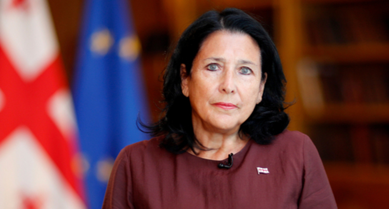 Salome Zurabishvili. Photo: https://ru.wikipedia.org/wiki/Файл:President_Salome_Zourabichvili.jpg Salome Zurabishvili. Photo: https://ru.wikipedia.org/wiki/Файл:President_Salome_Zourabichvili.jpg