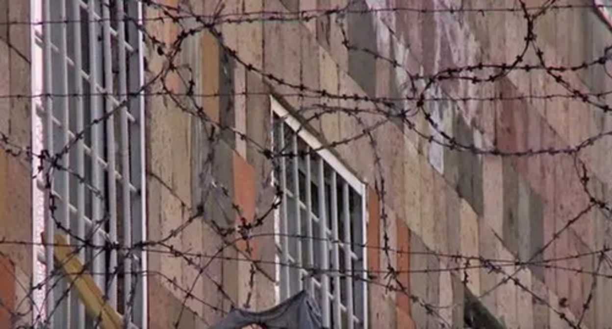 A prison. Image made from video posted by the UN at: https://www.youtube.com/watch?v=YWfJroYZo5Q A prison. Image made from video posted by the UN at: https://www.youtube.com/watch?v=YWfJroYZo5Q