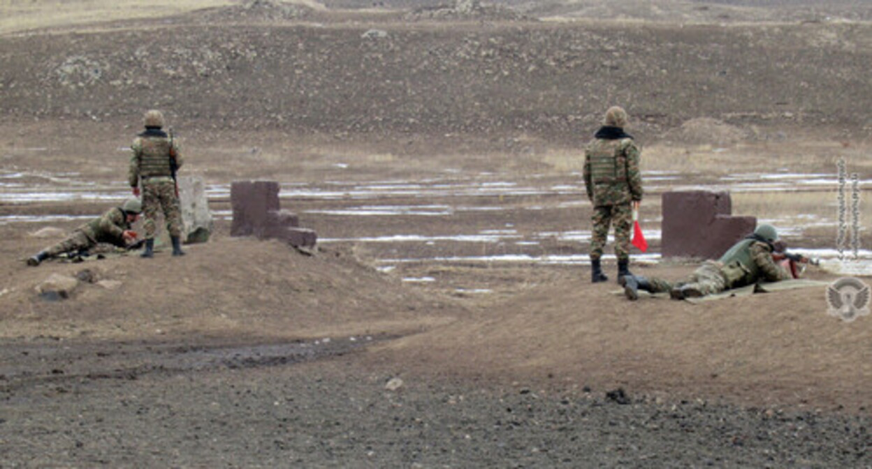 The Armenian military during live fire training. Photo by the press service of the Armenian Ministry of Defence https://mil.am/api/v1/media/40236/image The Armenian military during live fire training. Photo by the press service of the Armenian Ministry of Defence https://mil.am/api/v1/media/40236/image
